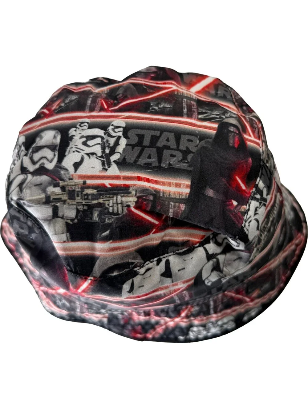 3 pc Lot: Star Wars Reversible Bucket Hat Youth Boys One Size Stormtrooper Print